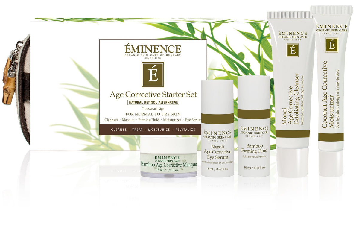 Eminence Organics Age Corrective Starter Set – mist skincare
